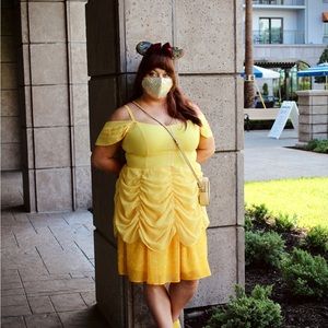 Her Universe Disney Beauty and the Beast cold shoulder dress